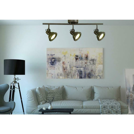 CE 38667 Three Light LED Restoration Directional Linear Ceiling or Wall Fixture in Antique Bronze Finish